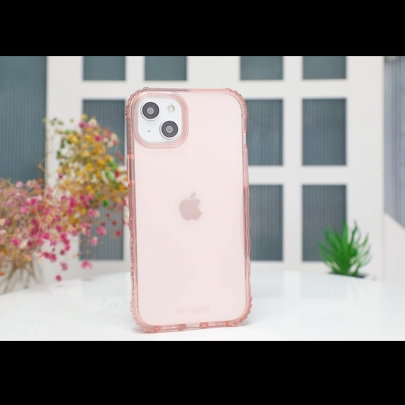iPhone 14 Plus Pink Transparent Case - Picture 7 of 8